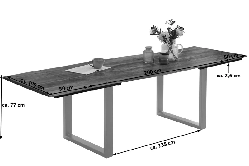 Esstisch CARMEN B-Ware 200