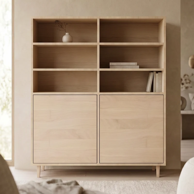 Highboard Eiche Premium - Invisible geölt 120cm