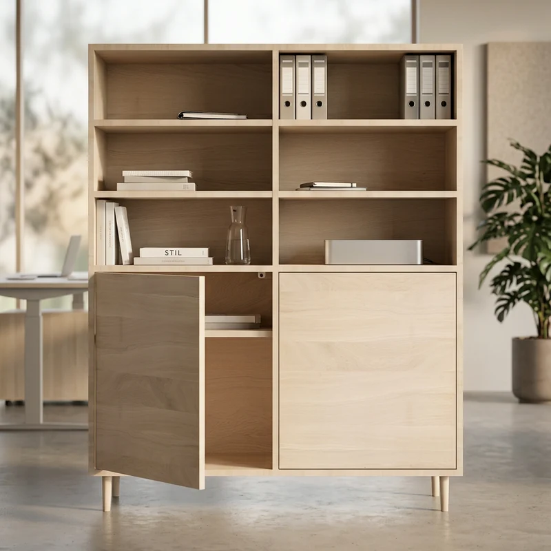 Highboard Eiche Premium - Invisible geölt 120cm
