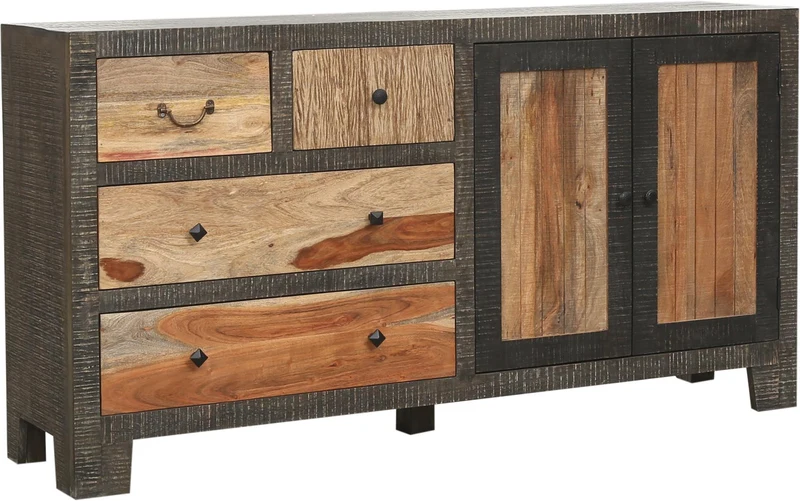 Sideboard TARIM Schubladenkommode aus Mango und Akazie 165 cm