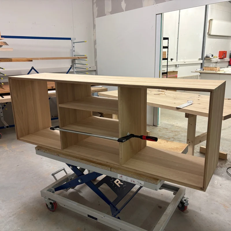 Sideboard "schmale Fuge" Eiche Rustikal - Braun geölt 180cm