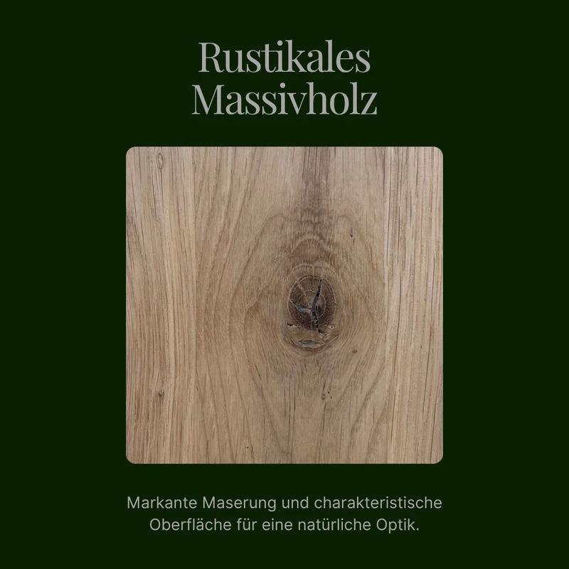 Sideboard "schmale Fuge" Eiche Rustikal - Braun geölt 180cm