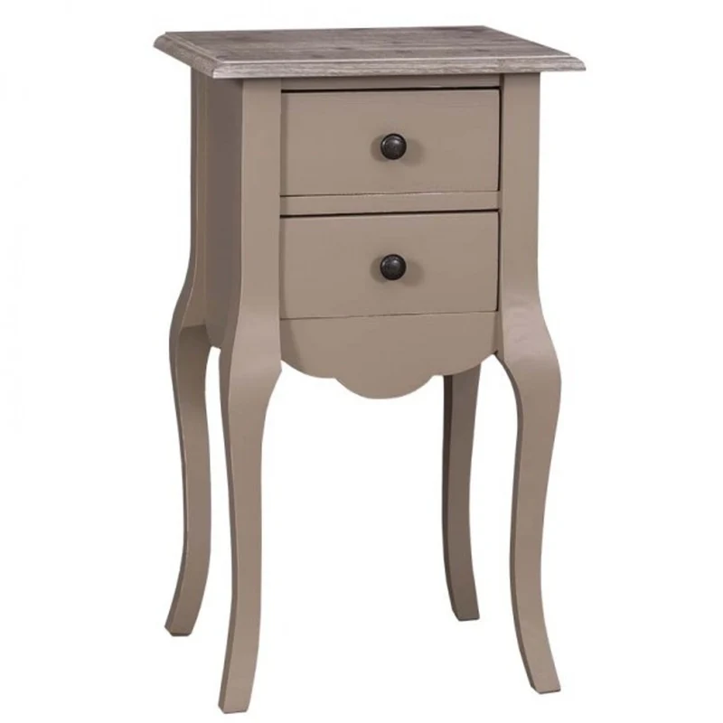 Casa Padrino Barock Kommode mit 2 Schubladen 40 cm - Jugendstil Landhaus Stil Möbel - Nachttisch Schrank