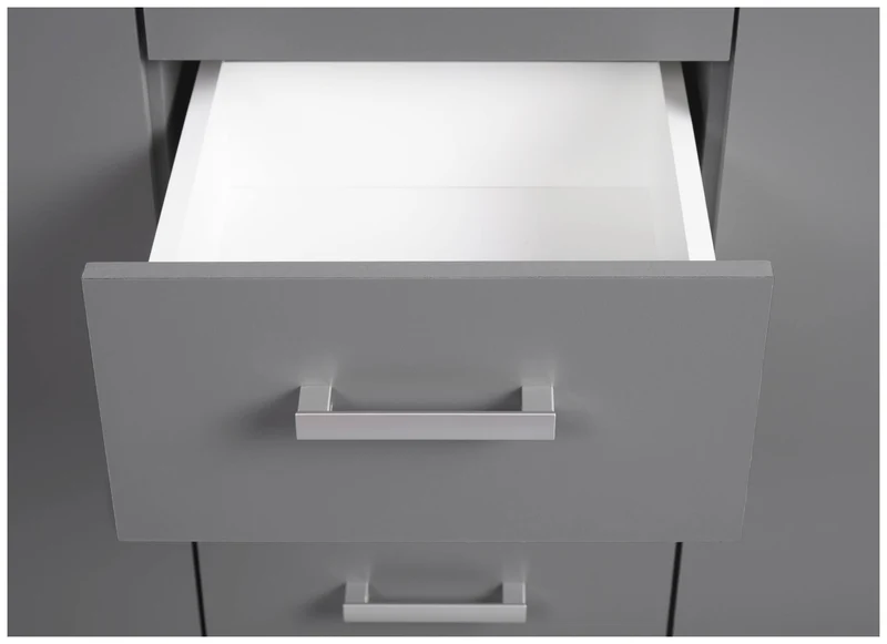 Sideboard Kommode ELENZIO 2T4S Graphit Grau mit 2 Türen 4 Schubladen