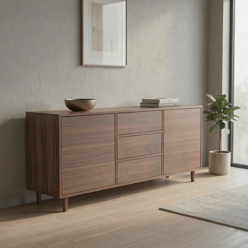Sideboard Eiche Premium 180cm - Braun geölt