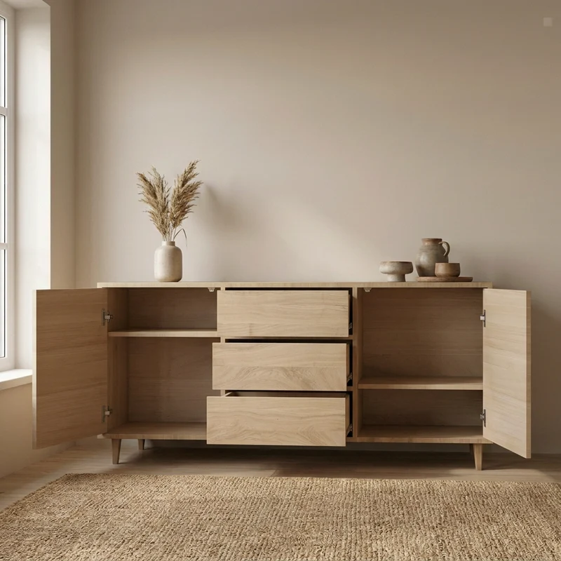 Sideboard Eiche Premium 180cm - Invisible geölt