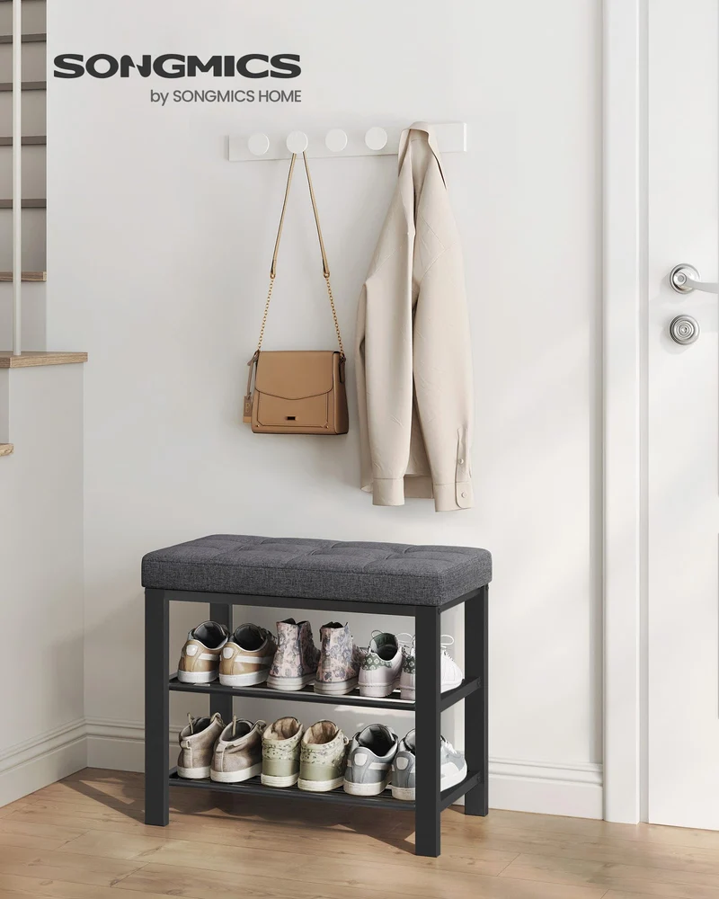 SONGMICS Shoe Storage Bench, Entryway Bench with Cushion 🍁 All In One Marketplace Canada
