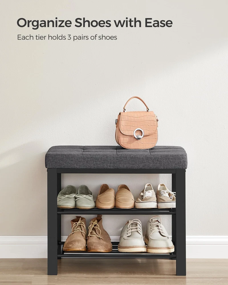 SONGMICS Shoe Storage Bench, Entryway Bench with Cushion 🍁 All In One Marketplace Canada
