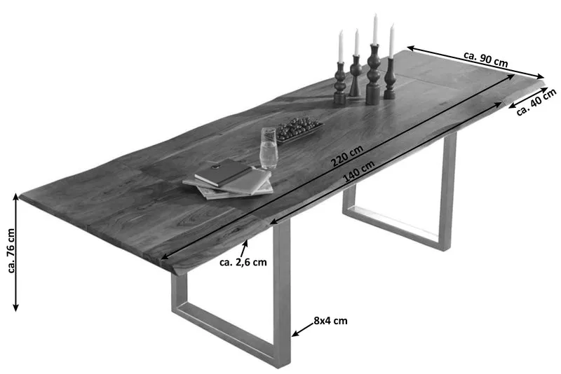 Esstisch CARMEN B-Ware 140
