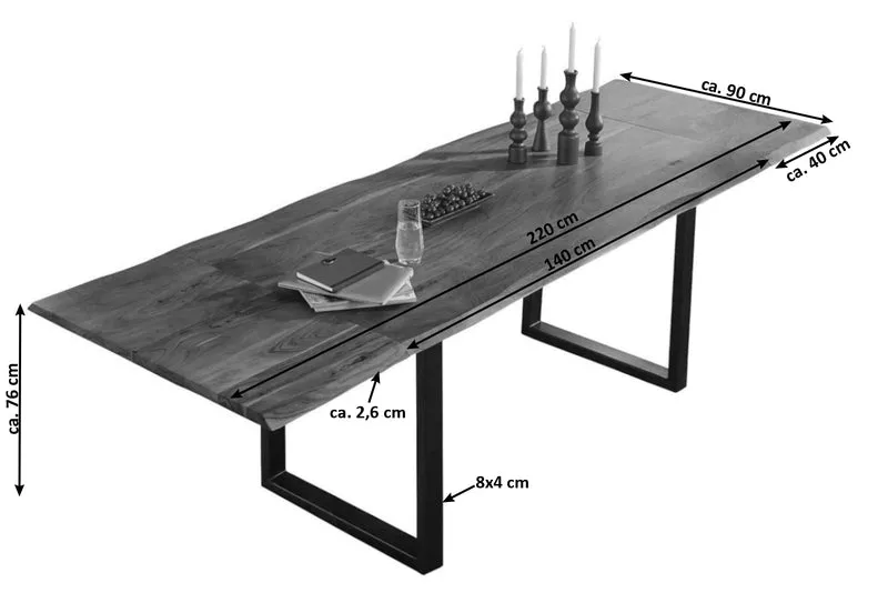 Esstisch CARMEN B-Ware 140