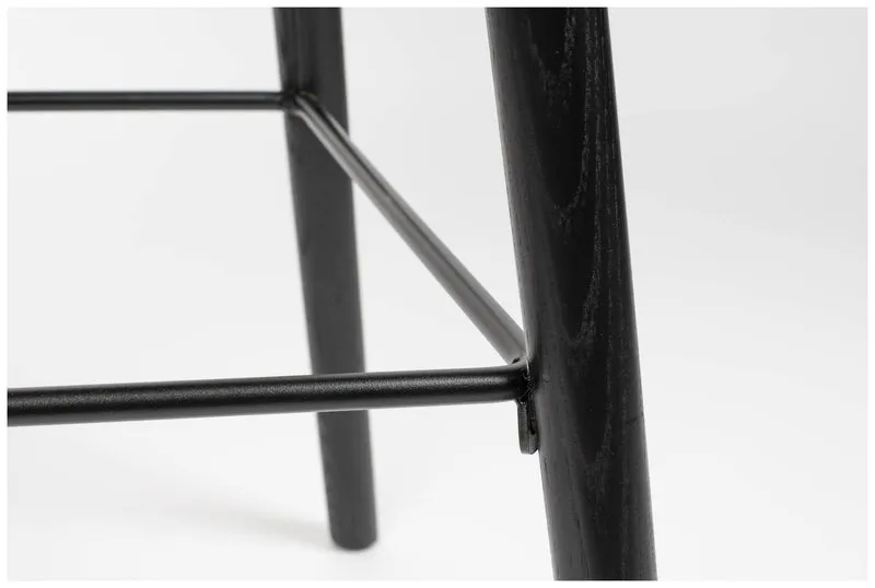 Barhocker ALBERT KUIP ALL BLACK von ZUIVER