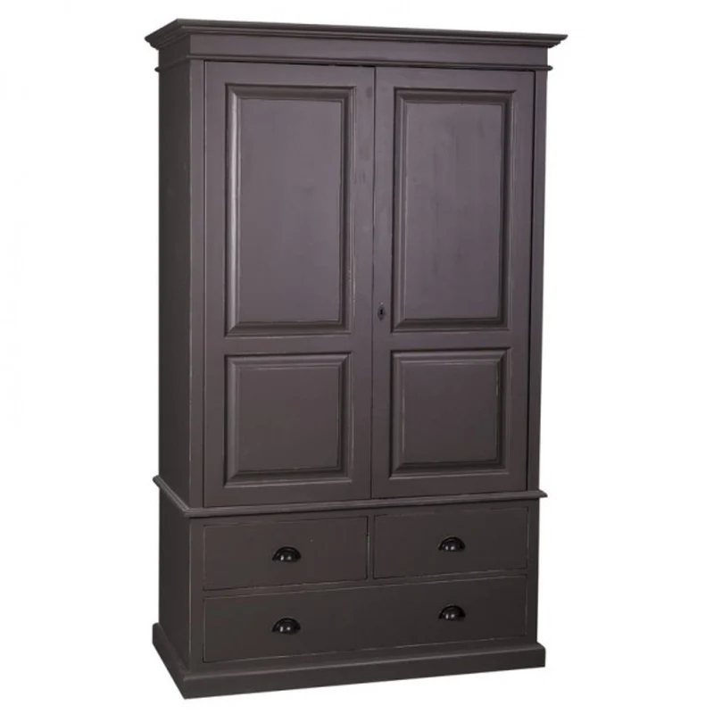 Casa Padrino Landhaus Stil Kleiderschrank - Kleider Schrank Shabby H 197 cm B 120 cm T 59 cm