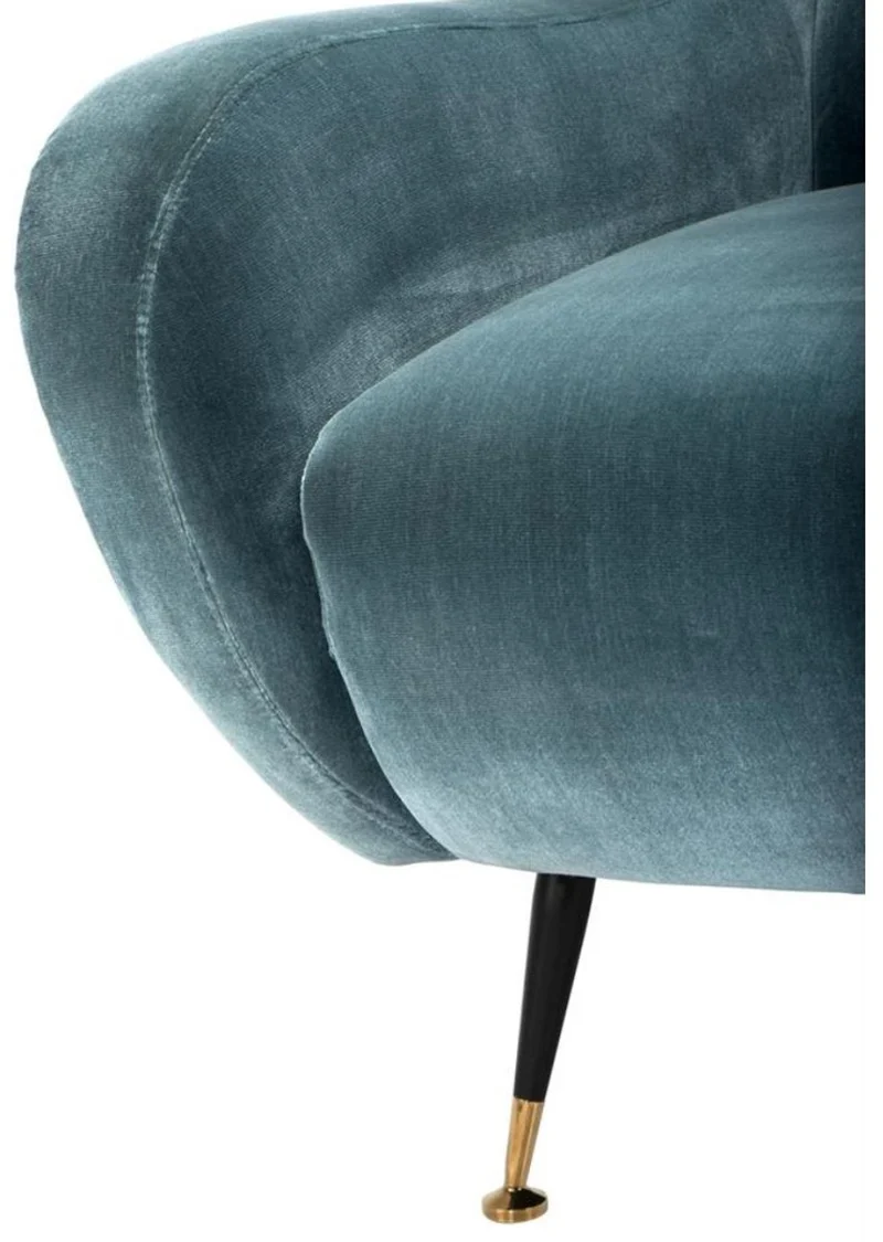 Casa Padrino Luxus Hotel Salon Sessel Türkis 80 x 90 x H. 88 cm - Wohnzimmer Möbel
