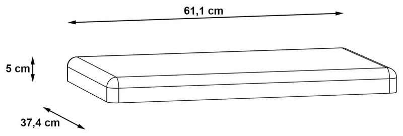 Sitzkissen passend zur Garderobe HIGH ROCK