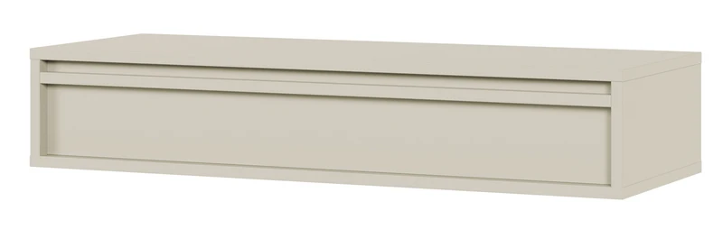 Hängende Evo-Konsole mit Schublade, 90 cm, Kaschmir