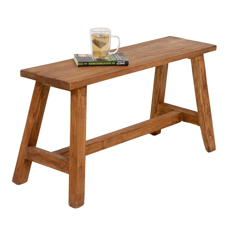 Massivholz Sitzbank RANCH Antik-Natural Mahagoni ca. L90cm