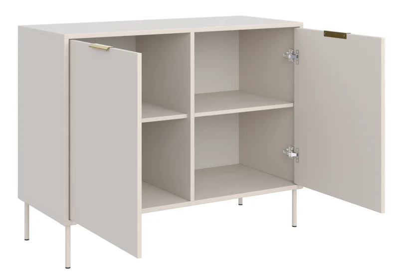 Zweitrüriger Vena-Kommode 100 cm Kaschmir