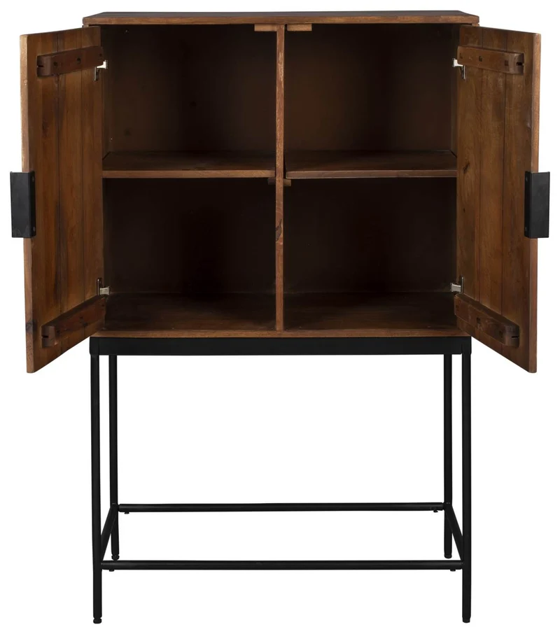 Schrank Kommode SAROO 2-Türig von DutchBone aus Mangoholz