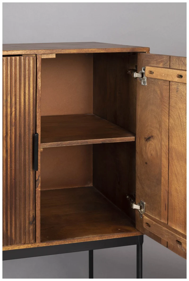 Schrank Kommode SAROO 2-Türig von DutchBone aus Mangoholz