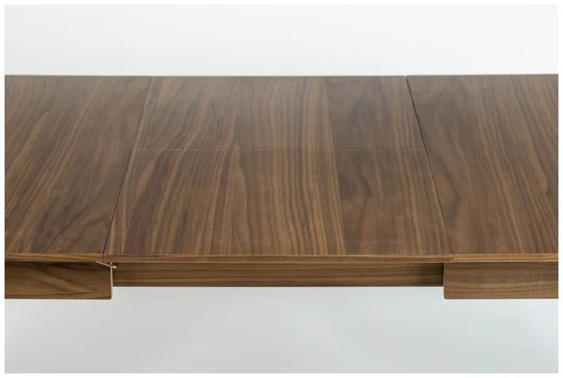 Esstisch GLIMPS von ZUIVER 120 x 80 ausziehbar Walnuss furniert