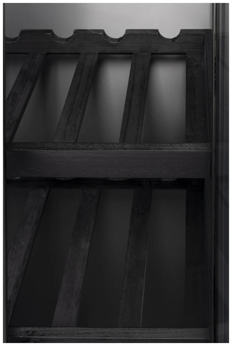 Weinschrank Weinregal ROB Vitrine aus Metall im Vintage Style