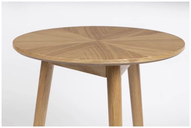 Beistelltisch FABIO1 NATURAL Ø 50 Eiche furniert lackiert