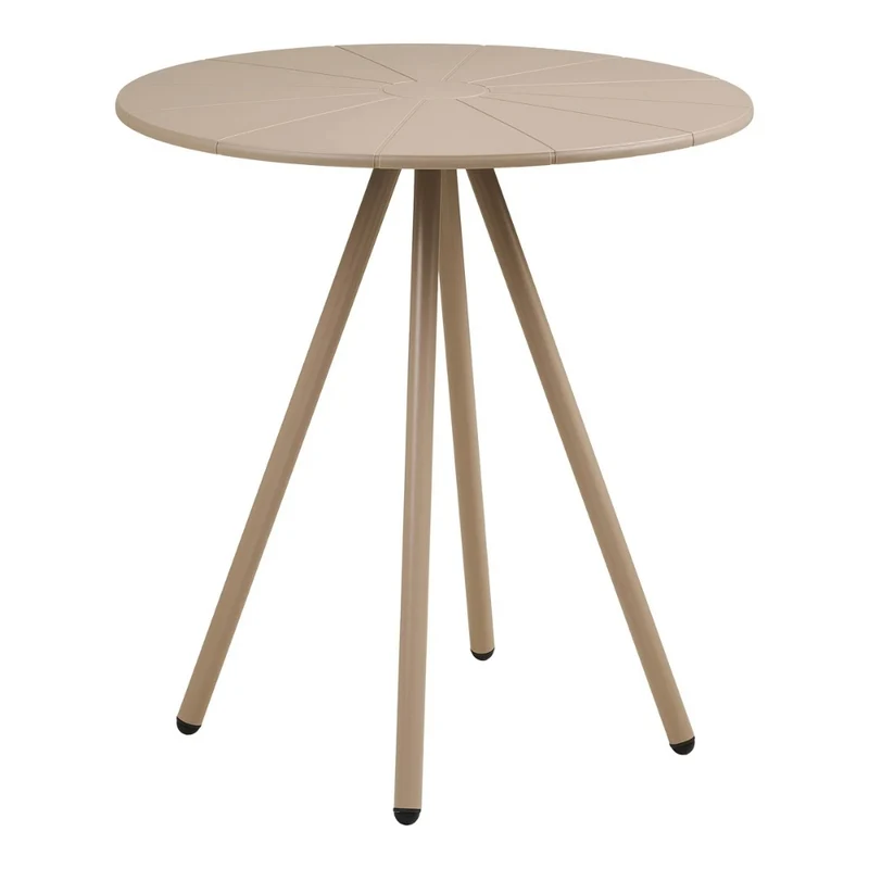 Bistro-Tisch FULHAM taupe Outdoortisch 70cm Balkon Terrasse