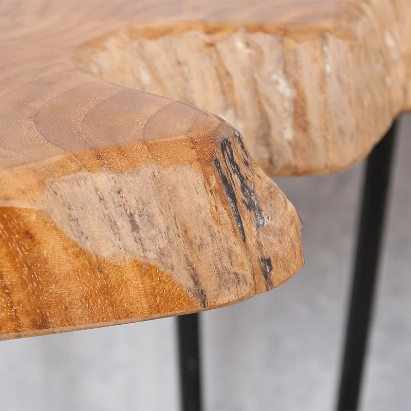 Individuelle Teak-Konsole DINDONG ca. L75-90cm