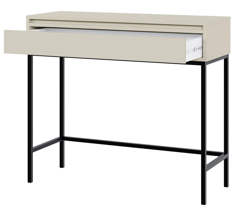 Evo-Konsole mit Schublade und Gestell 90 cm Kaschmir
