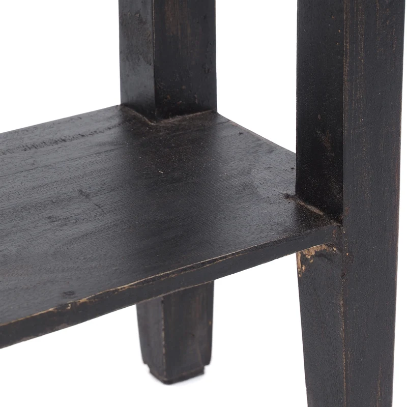 Telefontisch PLANTA | 52x34cm (HxB), Nachtschrank mit Schublade | Farbe: 04 schwarz-natur
