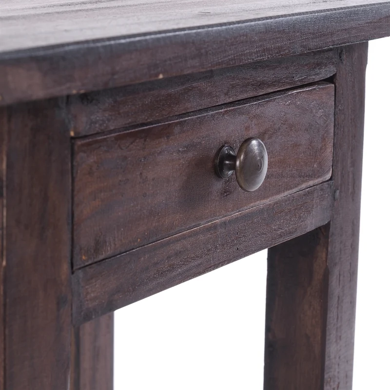 Telefontisch PLANTA | 52x34cm (HxB), Nachtschrank mit Schublade | Farbe: 03 dunkelbraun