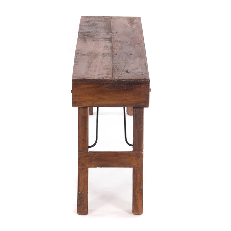 KÜCHENBANK "ALDO" | faltbar, 112x48x28 cm (LxHxB) | Holzbank | Farbe: 02 hellbraun