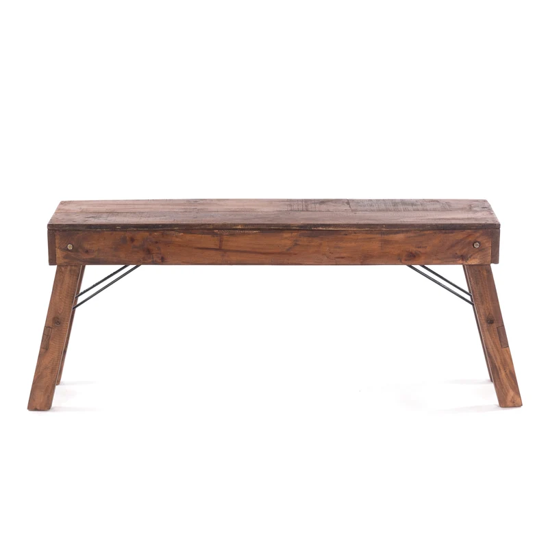 KÜCHENBANK "ALDO" | faltbar, 112x48x28 cm (LxHxB) | Holzbank | Farbe: 02 hellbraun