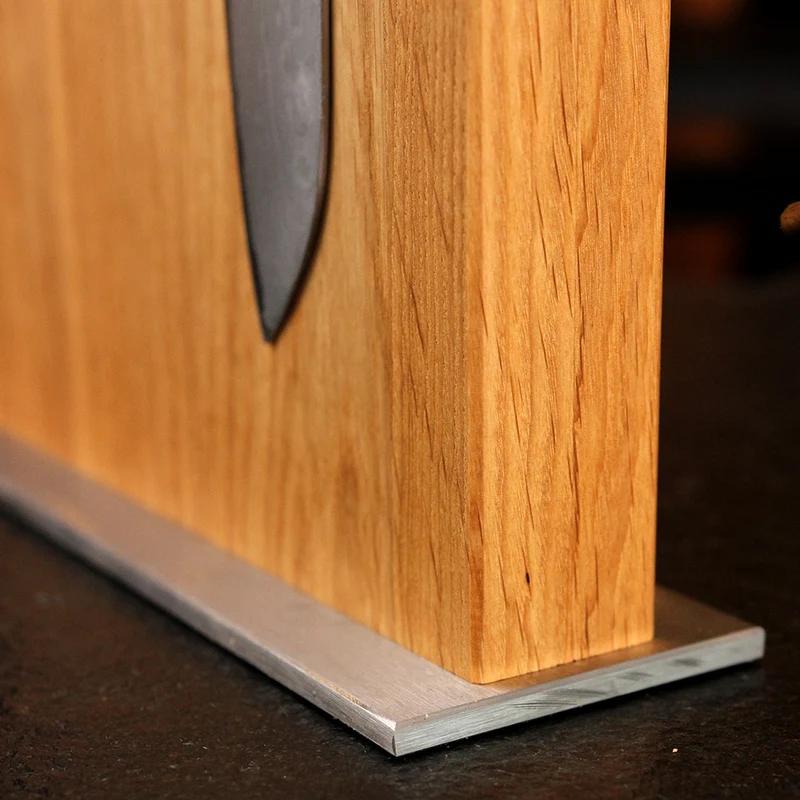 Oak Magnetic Knife Block