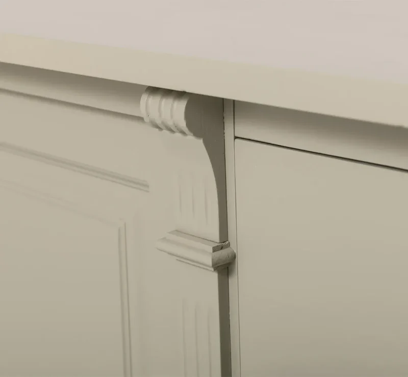 Großes Sideboard aus Massivholz im Landhausstil mit 6 Schubladen