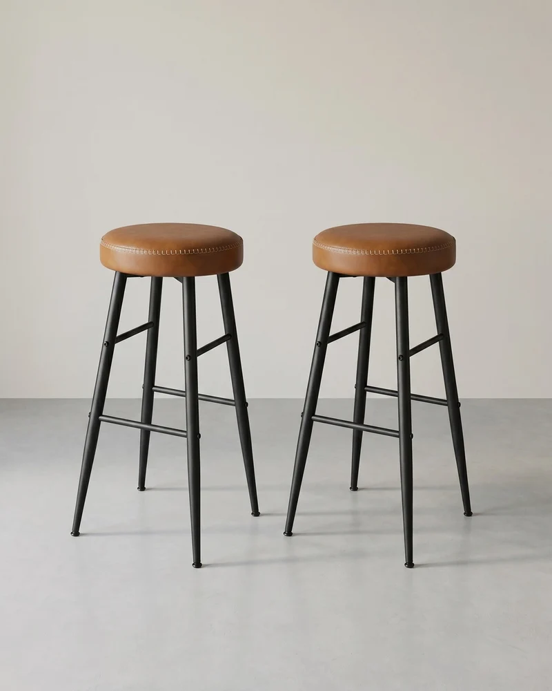 2er-Set Barhocker – Luxus-Küchenstühle – Verstellbare Beine