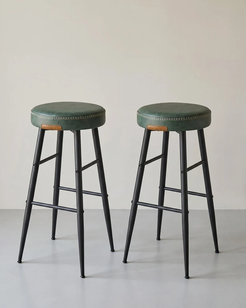 2er-Set Barhocker – Luxus-Küchenstühle – Verstellbare Beine