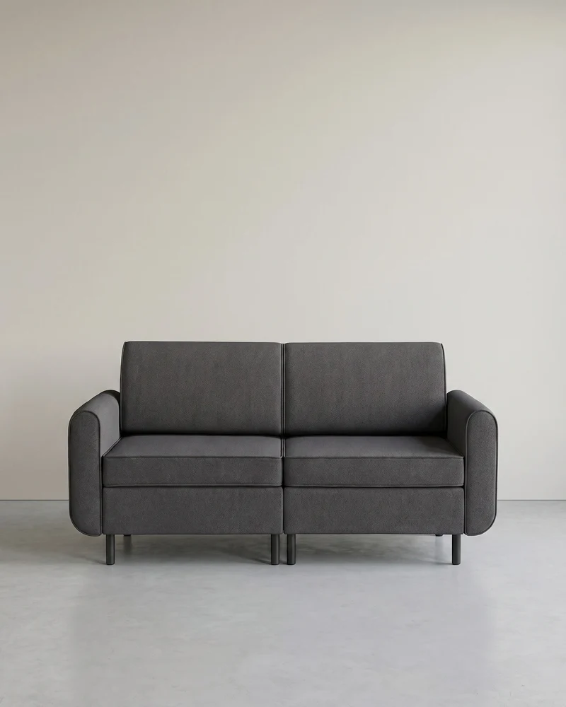 Modulares Sofa – Bouclé-Sofa-Set – verstellbar