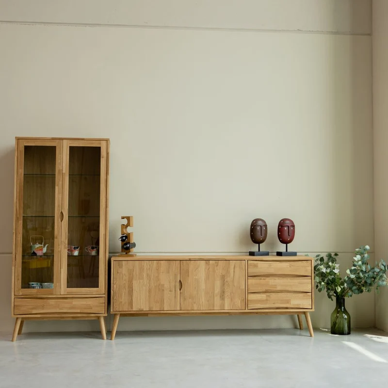 Vitrine aus Eichenholz MALMO | NordicStory