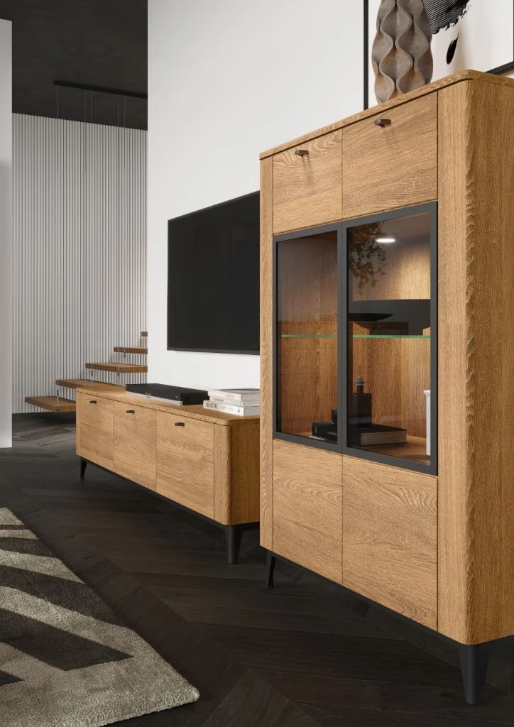TV-Möbel aus Eichenholz OPORTO 25 | LoftStory
