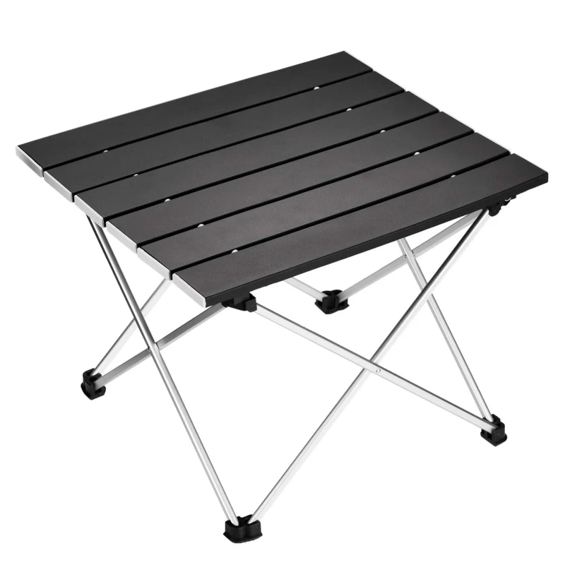 Klappbarer Campingtisch aus Aluminium mit Tragetasche