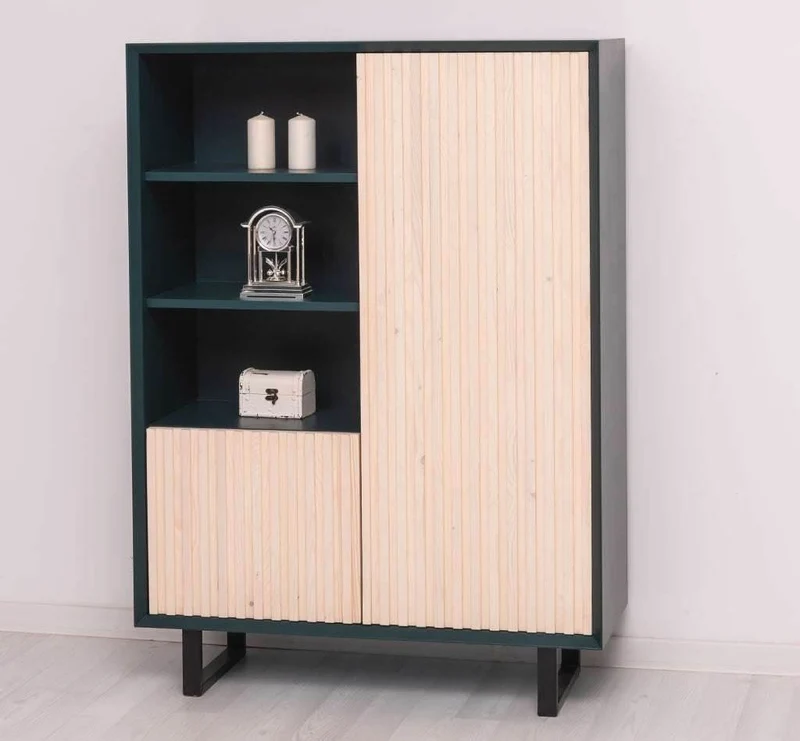 Wohnzimmerschrank aus Massivholz | Highboard in verschiedenen Farben