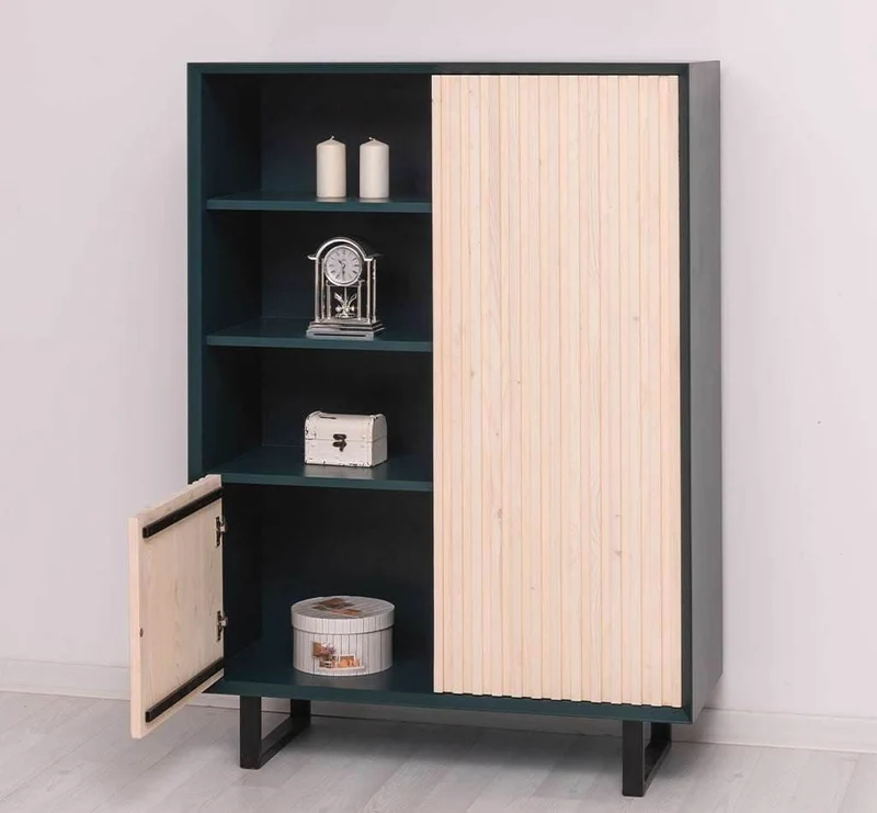 Wohnzimmerschrank aus Massivholz | Highboard in verschiedenen Farben