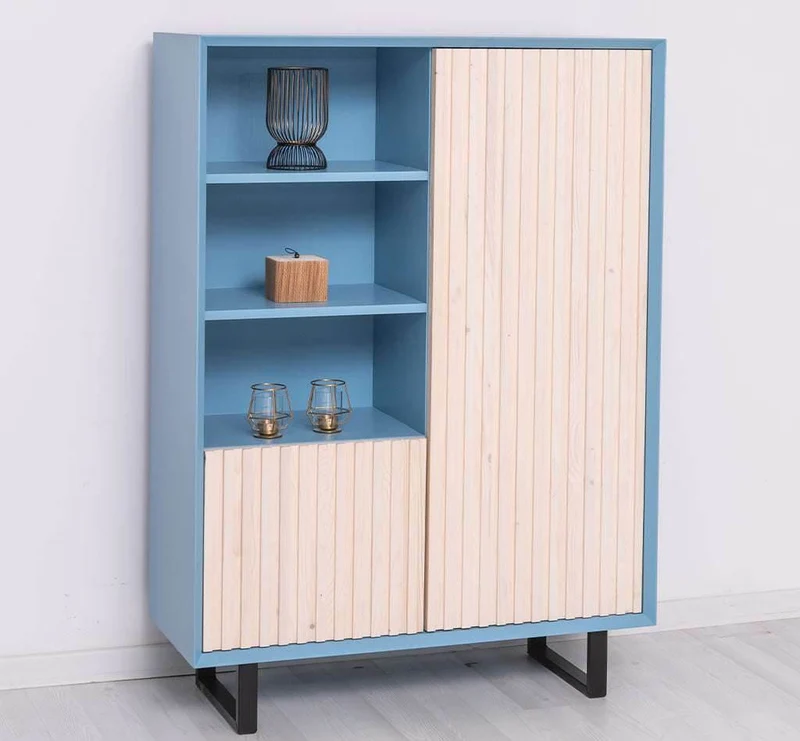 Wohnzimmerschrank aus Massivholz | Highboard in verschiedenen Farben