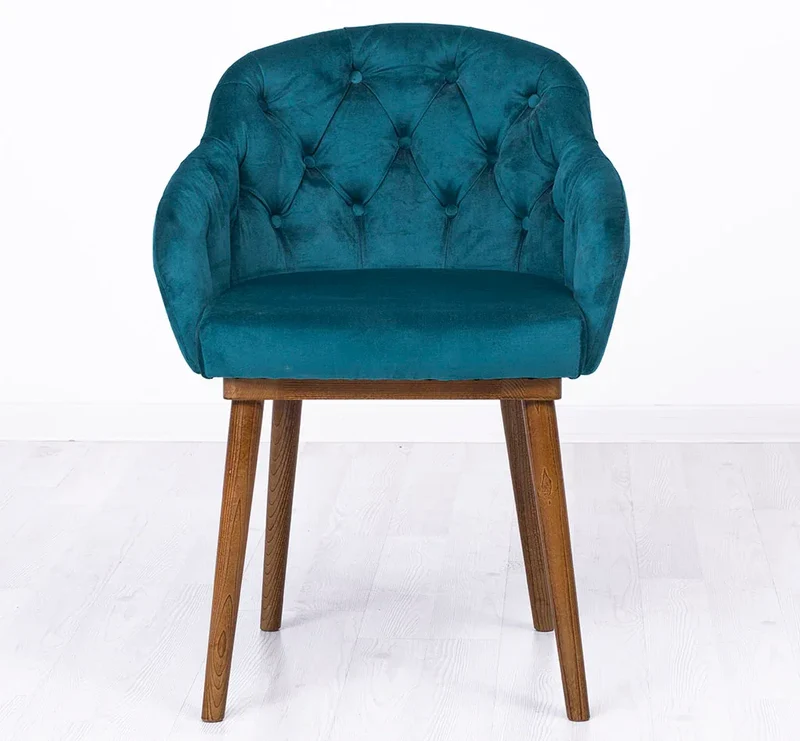 Chesterfield Stuhl aus Massivholz in verschiedenen Farben | Lounge Sessel kaptioniert