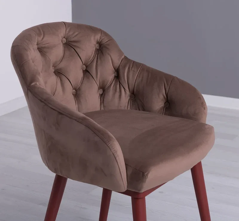 Chesterfield Stuhl aus Massivholz in verschiedenen Farben | Lounge Sessel kaptioniert