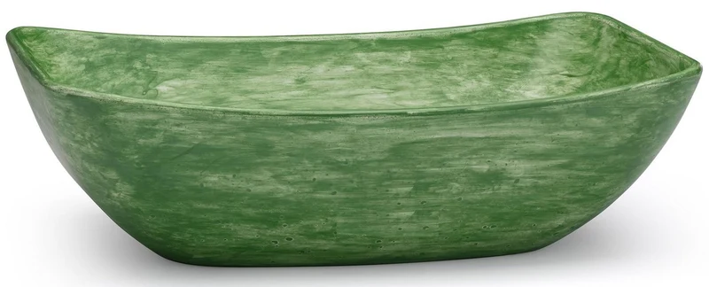 Casa Padrino Luxus Beton Waschbecken Schale Matt Grün 49,7 cm