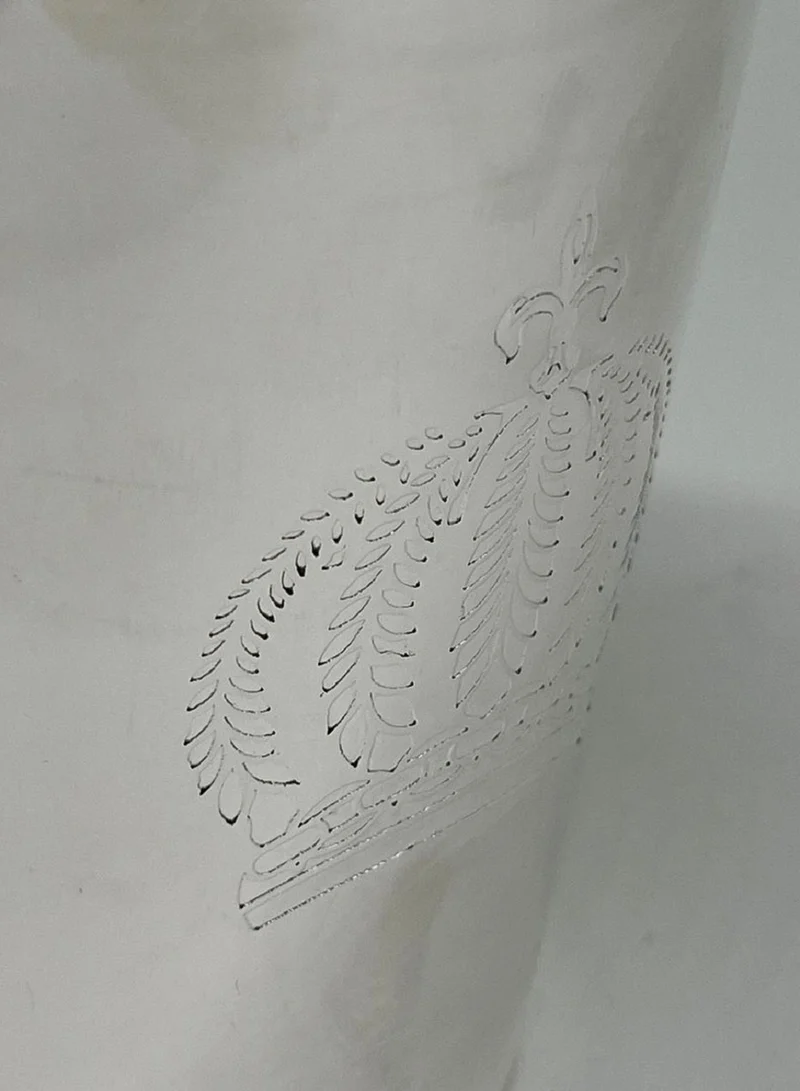 Pompöös by Casa Padrino Luxus Barock Champagnerkühler Silber H. 23 cm - designed by Harald Glööckler
