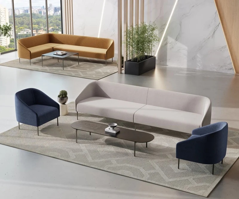 Casa Padrino Luxus Wohnzimmer & Hotel Sofa Grau / Schwarz 230 cm - Luxus Möbel