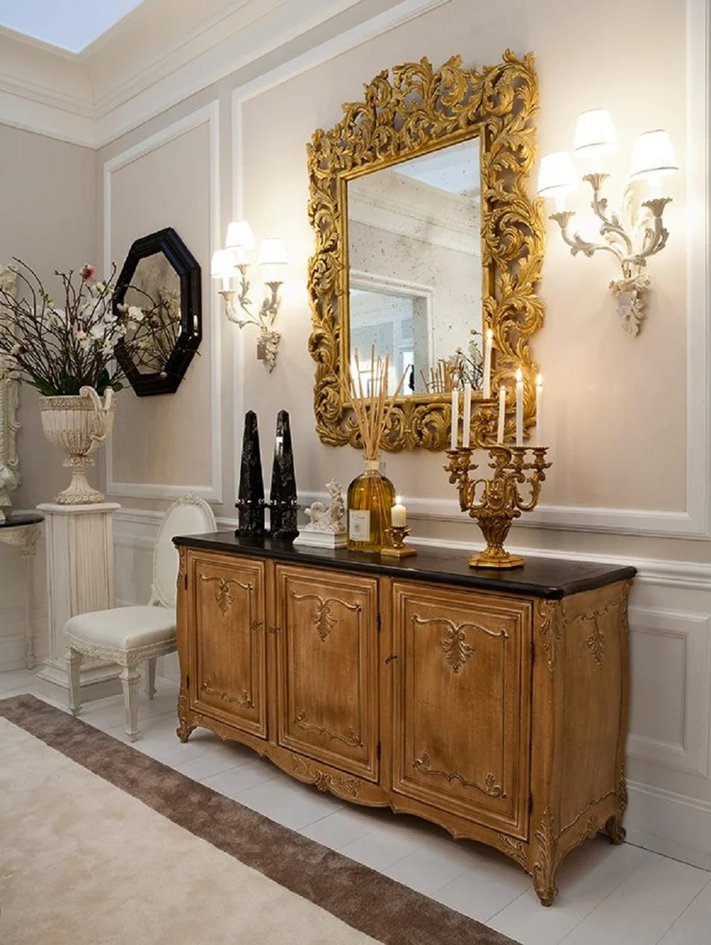 Casa Padrino Luxus Barock Kerzenhalter Antik Gold Ø 35 x H. 51 cm - Prunkvoller Barockstil Kerzenständer - Luxus Deko Accessoires im Barockstil - Luxus Qualität - Made in Italy